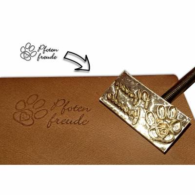 Punzierstempel individuell, Lederprägestempel mit Logo, Prägestempel für Leder punzieren und Brennstempel für Biothane