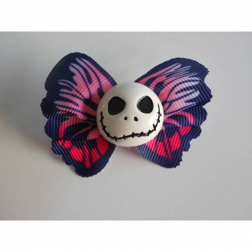 Brosche Skull  Schmetterling  Stoff Totenkopf 