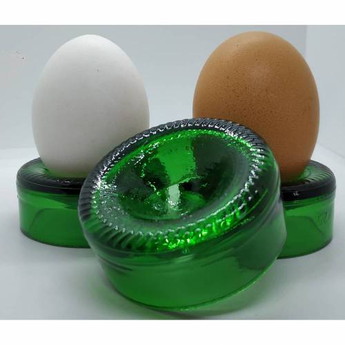 Eierbecher 3er Set aus Piccolo Flaschen, nicht nur zu Ostern