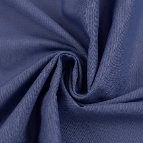 Baumwolle Baumwollstoff Webware uni rauchblau Öko-Tex-Standard 100 (1m/7,-€)