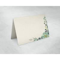 Tischkärtchen Mint Aquarell Namenskärtchen, Buffetkärtchen