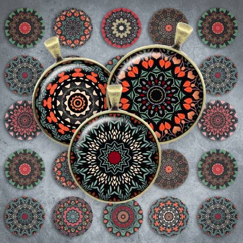 294 - Cabochon Vorlagen, 25mm 18mm 14mm 12mm, rund, Cabochon Motive, Bottle Cap images abstrakt modern pastell