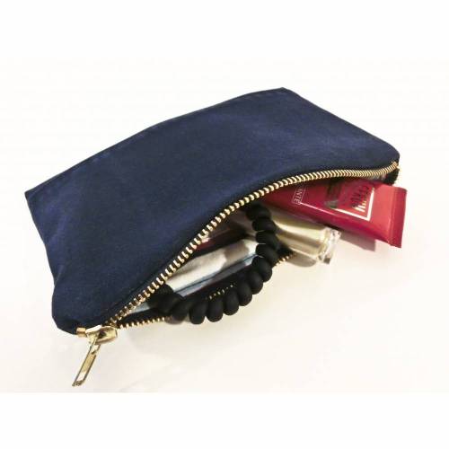 Kosmetiktasche Jeans dunkelblau, Etui, Schminktasche, Täschchen, Taschenorganizer, Upcycling von kronjuwel