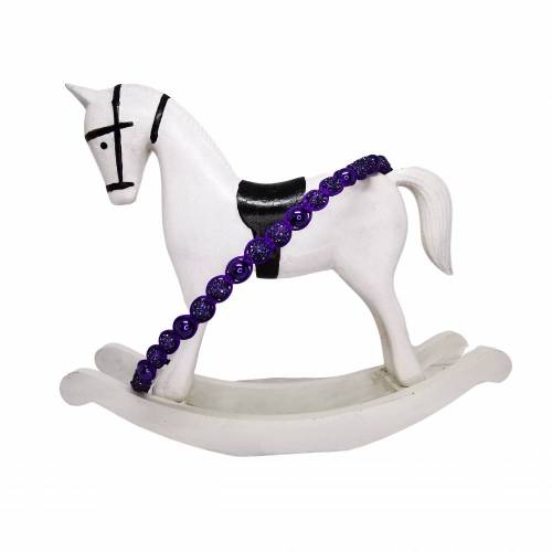 Stirnriemen - Shamballa - Perlmutt  "Violett"