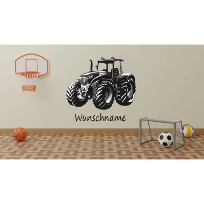 Liebevolles Wandtattoo Traktor für das Kinderzimmer, Spielzimmer,konturgeschnitten in 11 Größen ab 35 cm B x 25 cm H