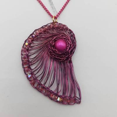 Nautilusschnecke - Hand gestrickt -  jedes Stück ein Unikat