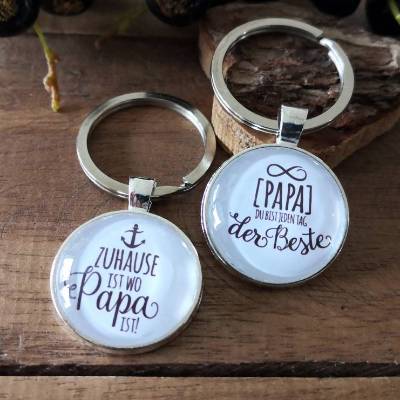 Schlüsselanhänger Geschenk Papa, Anhänger Vater 