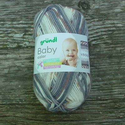 Babygarn Strickgarn / Häkelgarn Baby color von Gründl Wolle