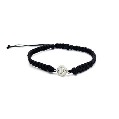 Armband mit Buchstabe, geflochten aus Paracord, Namensarmband