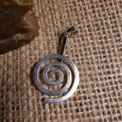 Kettenanhänger Spirale, 925 Sterling