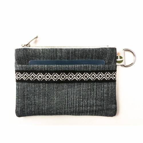 Upcycling  Jeans-Geldbörse, Kreditkartentasche, Schlüsseletui, Kopfhöhrertasche
