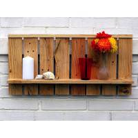 Regal zum Aufhängen, Wandregal, Regal, Bord, Holzregal, Palettenmöbel, Regal aus Palettenholz, DIY, Upcycling
