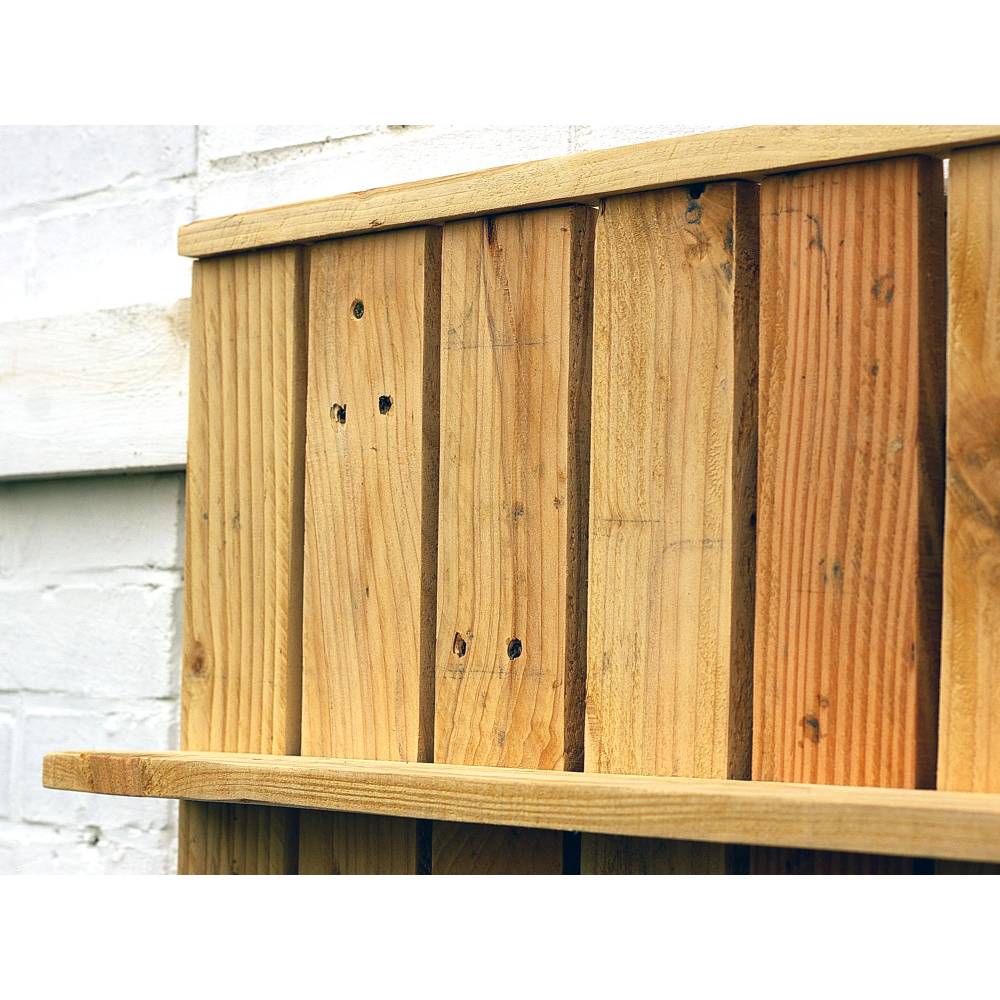 Regal zum Aufhängen, Wandregal, Regal, Bord, Holzregal, Palettenmöbel, Regal aus Palettenholz, DIY, Upcycling Bild 7