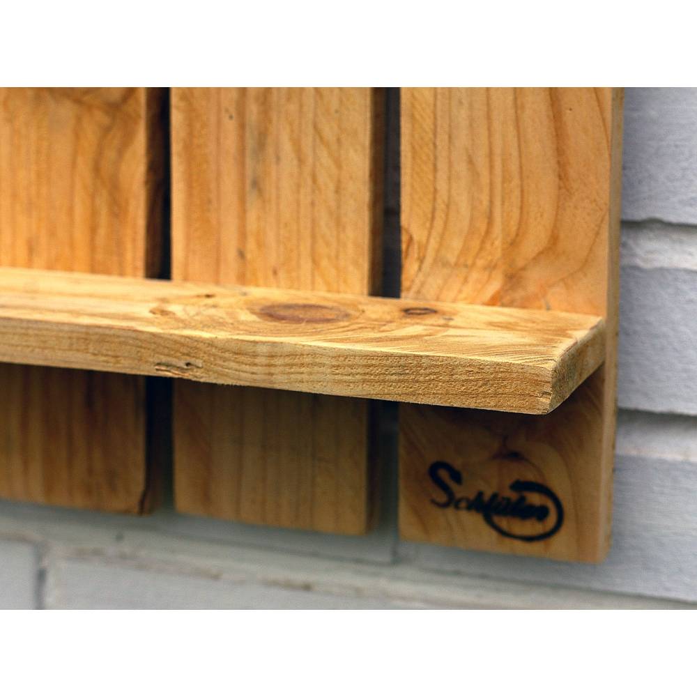 Regal zum Aufhängen, Wandregal, Regal, Bord, Holzregal, Palettenmöbel, Regal aus Palettenholz, DIY, Upcycling Bild 8