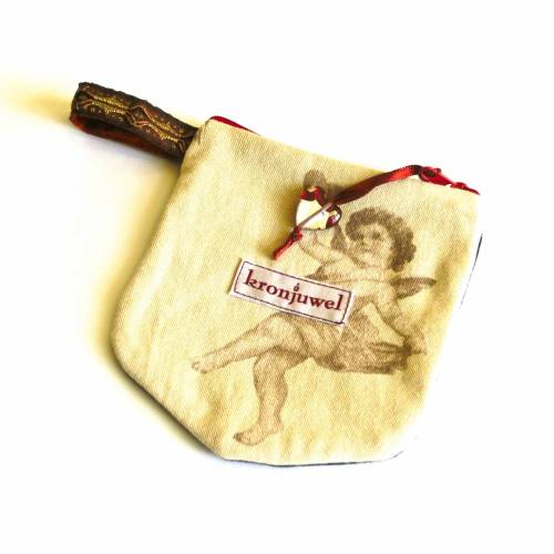 Upcycling Täschchen - Engelchen -  Geldbörse Kopfhörertasche...