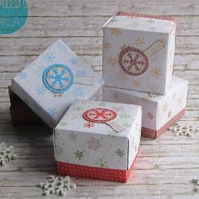 Geschenkschachtel "Schneeflocke" aus der Manufaktur Karla