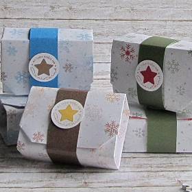 Geschenkboxl "Schneeflocke" aus der Manufaktur Karla