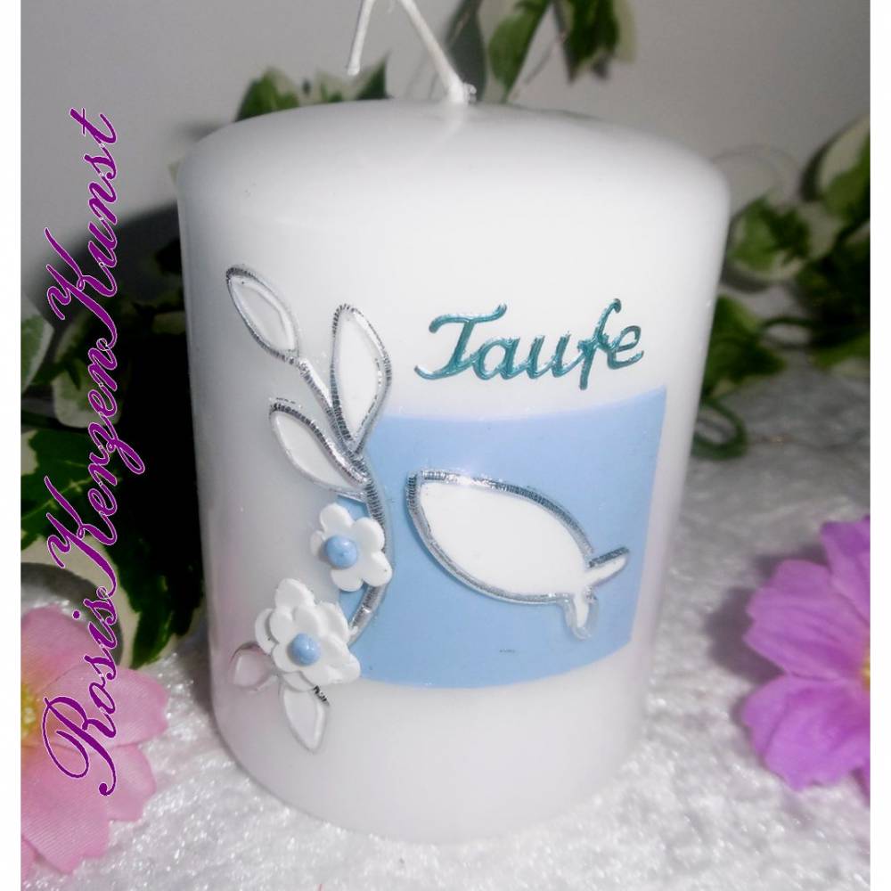 Personalisierte Gastgeschenke-Kerzen: Taufe * Geburt * Mitgebsel " Gastgeschenk * Gastkerze * Tischdeko * Tischkerze Bild 2