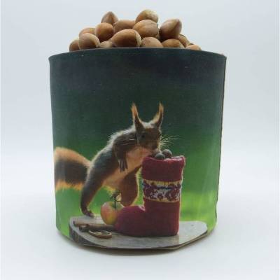 Weihnachtsutensilo, Utensilo mit Eichhörnchen, Nikolaus, Unikat hessmade