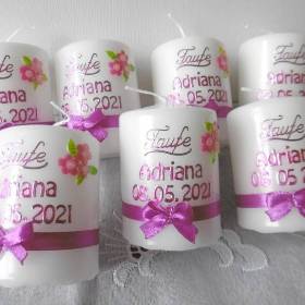 Personalisierte Gastgeschenke-Kerzen:  Taufe * Geburt * Mitgebsel " Gastgeschenk * Gastkerze * Tischdeko * Tischkerz