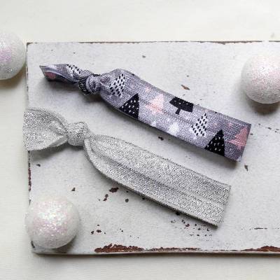 Winterwunderland • 2er Set Armband | Hairtie | Geschenkidee Frau | Freundin | Schwester | Mädchen | Mama