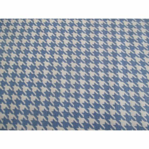 Baumwolle Baumwollstoff Popeline Hahnentritt blau Oeko-Tex Standard 100 (1m /8,-€)