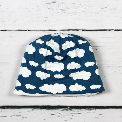 Beanie gefüttert ~ Gr.39-56 | Wolken | Mütze | Geschenk | Kind