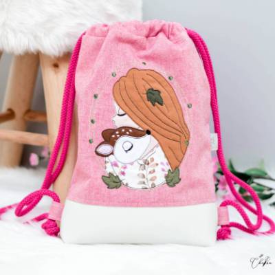 Turnbeutel Kinder, Stickdatei, Rucksack, Kinderbeutel, Kitatasche, Kita