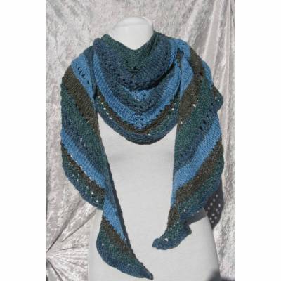 Handgestricktes Dreieckstuch, Schultertuch, Halstuch