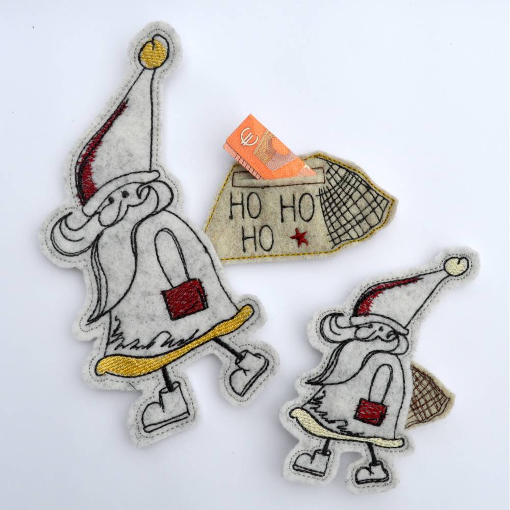 ITH Stickdatei Nikolaus mit Steckfach Bild 1