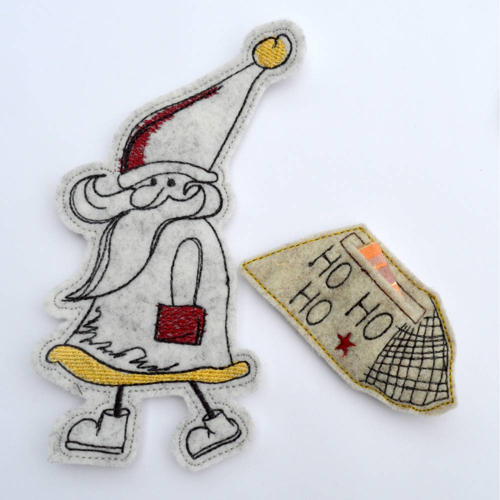 ITH Stickdatei Nikolaus mit Steckfach Bild 2