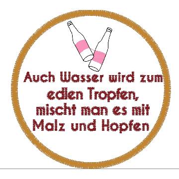 Bier Untersetzer Set Version 3 (7 Sprüche + 1 Leerer Untersetzer) ITH Bild 6