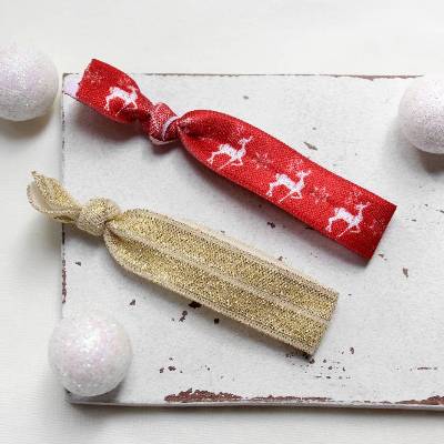Christmastime • 2er Set Armband | Hairtie | Geschenkidee Frau | Freundin | Schwester | Mädchen | Mama