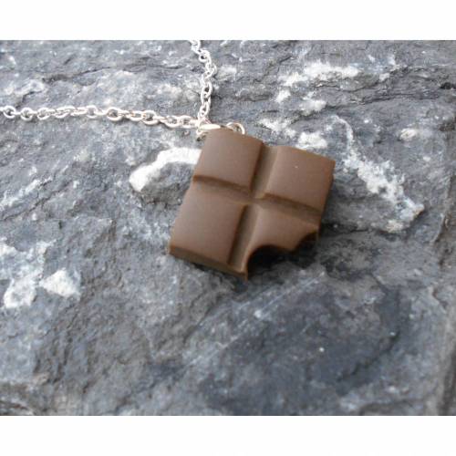 Schokolade  angebissen *ups*   Halskette  kawaii sweet 