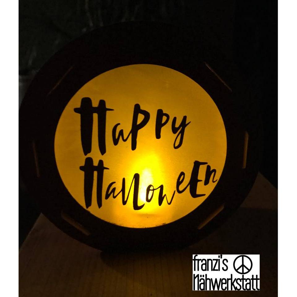 Laterne Rohling zum Selbstgestalten inkl. Halloweendatei plus Plotterdatei Bild 9