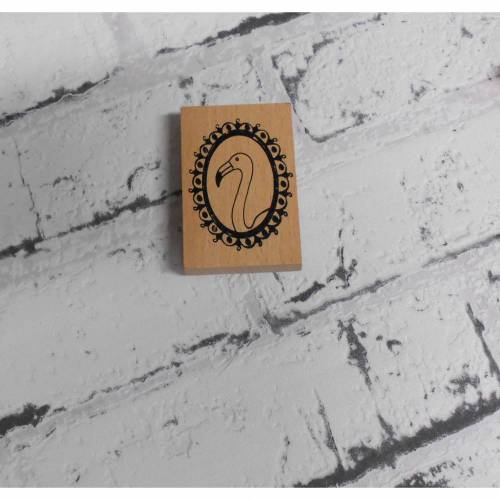 Flamingo  Holzstempel Stempel