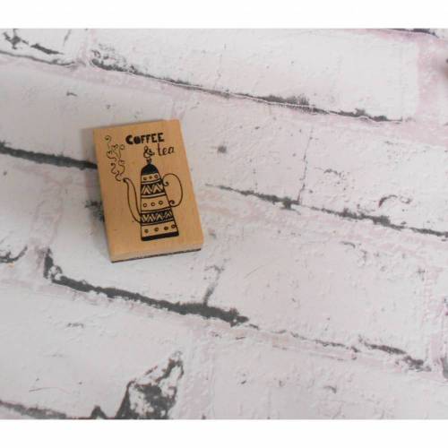 Coffee Tee  Holzstempel Stempel