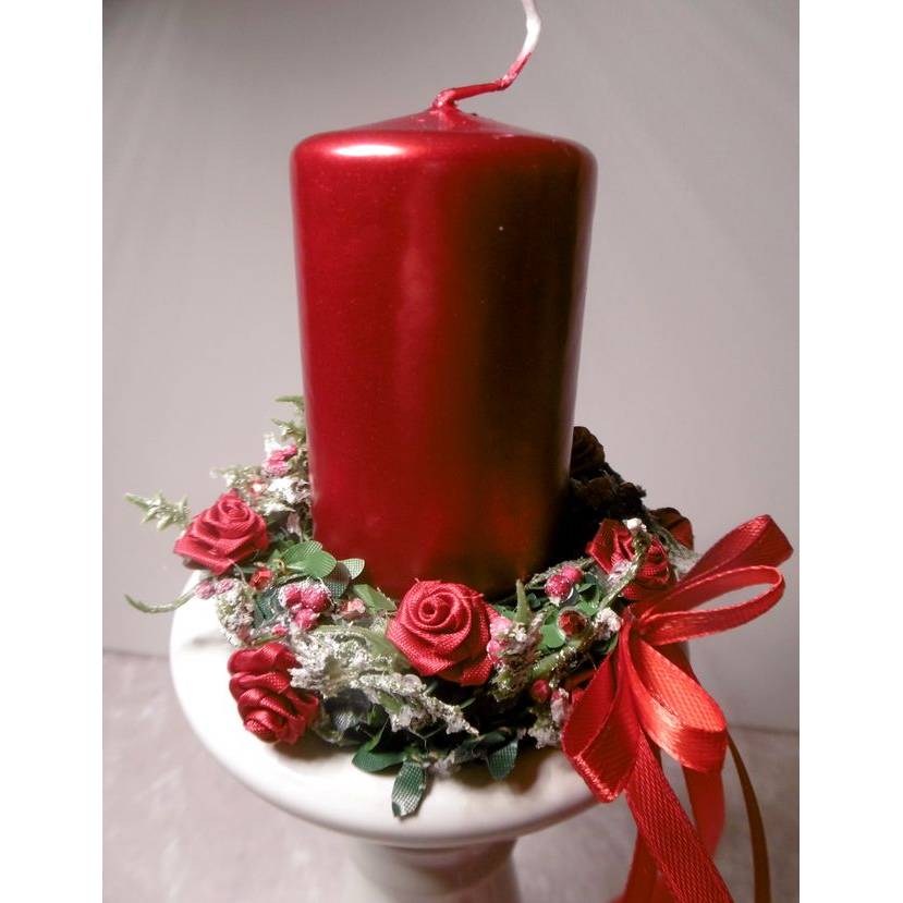 Kerzenkranz * Schmuckkränzchen * für Kerzen bis 4cm Durchmesser * Weihnachten * Advent * Tischdeko *