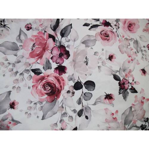 Romantischer Rosenjersey 0,5m