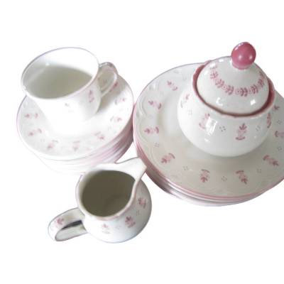 Vintage, Schramberger Majolica 20tlg. Kaffeeservice, Rarität