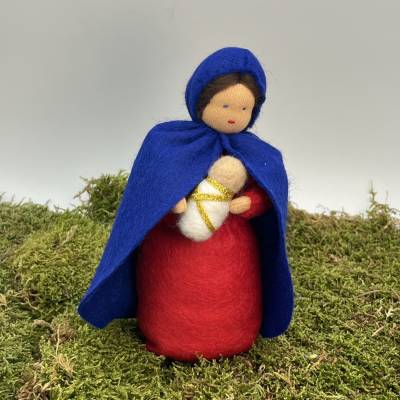 Maria - Jesuskind - groß - Jahreszeitentisch - Krippenfiguren  - Winter - Weihnachten 