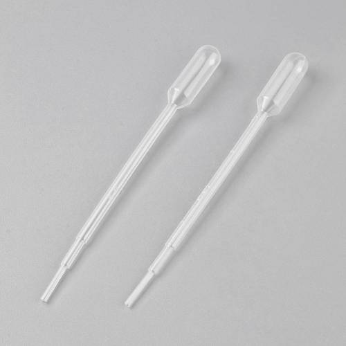 5 Pipetten, Einwegpipetten aus Kunststoff, für Harz, Kosmetik ectr., 0,5ml oder 1ml
