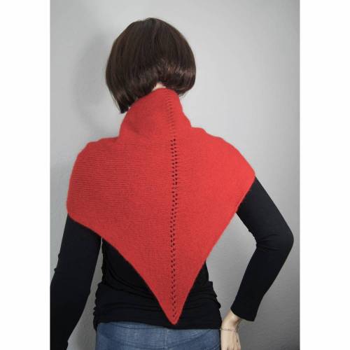 Dreieckstuch, Schultertuch, rot