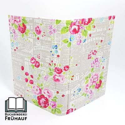 Ewiger Kalender DIN A5 Immerwährender Kalender Tagebuch Geburtstagskalender romantisch nostalgisch shabby chic