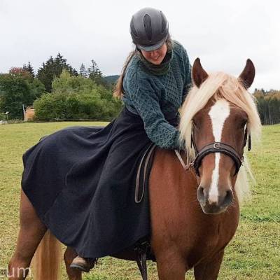 Reitrock grau Wolle, XS-XL Wickelrock anthrazit, Pferd und Reiter Herbst, reiten im Winter, langer Rock Fotoshooting