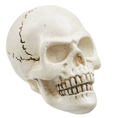 Kleiner Totenkopf aus Polyresin – Deko-Skull für Halloween, Gruselkabinett & Steampunk, ca. 2,3 cm