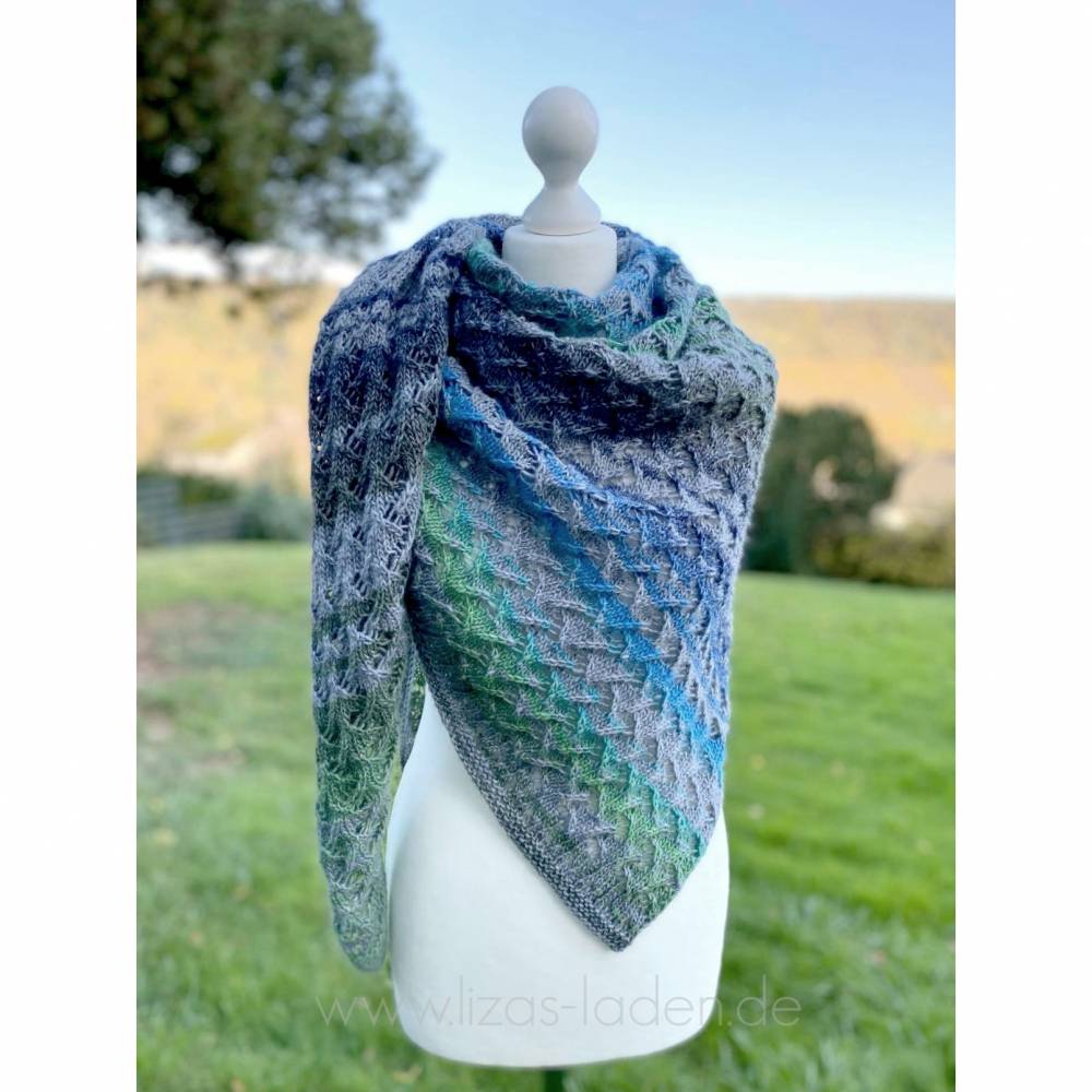 Strickanleitung Lizas Tuch Mountain Lake Bild 8
