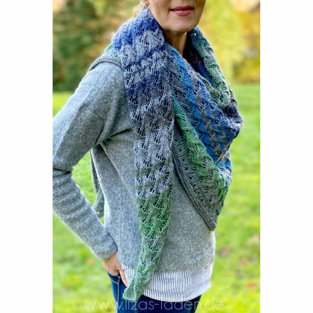 Strickanleitung Lizas Tuch Mountain Lake Bild 9