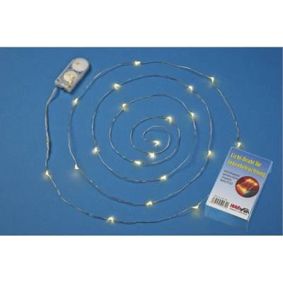 LED Leuchtdraht, warmes Licht, 20 Leuchtpunkte