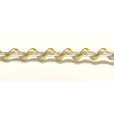 Kordellackdraht Silber-gold